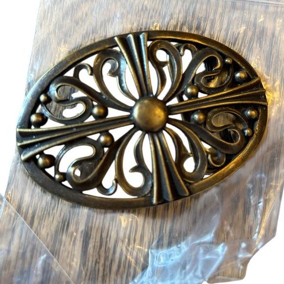 Vintage Accessories - Vintage Deadstock new Million Wishes oval unisex belt buckle western retro